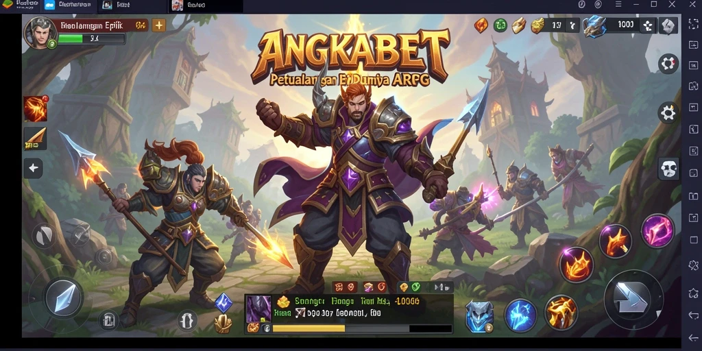 Tampilan aksi menarik dalam ANGKABET dengan grafis yang memukau.