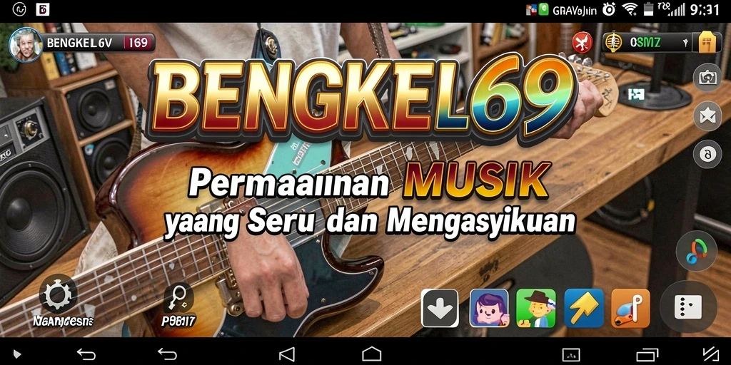 Tampilan gameplay BENGKEL69 yang menarik dan interaktif.