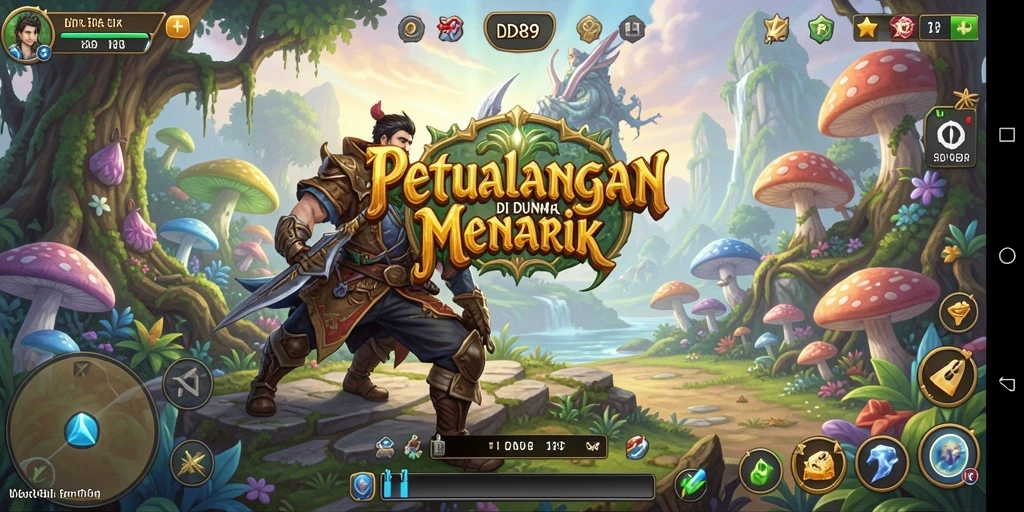 Gameplay seru dalam dunia petualangan yang menantang.