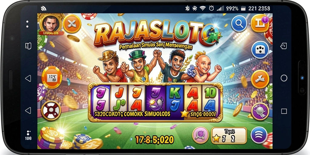 Tampilan gameplay seru di RAJASLOTO dengan aksi yang mendebarkan.